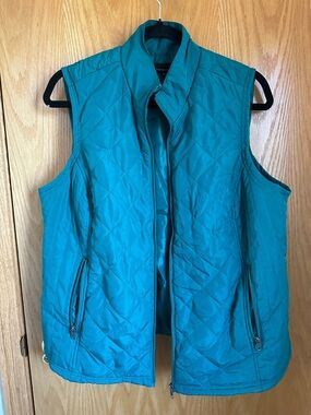 Teal Quilted Vest